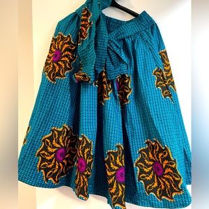 Ankara printed skirt